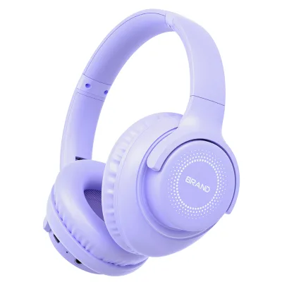 Wholesale Advanced Wireless for Bluetooth 5.3 Headphones 65H Music Play Leather Metal for Sports/Office/Travel Mobile Phone
