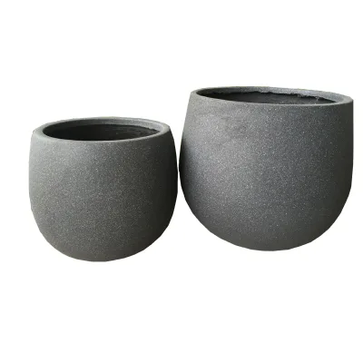 Custom Home Decorative Fiberclay Flower Pot