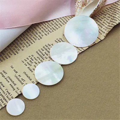 Wholesale High-quality Natural White Mother-of-pearl, Round, 6-25mm, for Making Bracelets, Necklaces, and Other Jewelry.