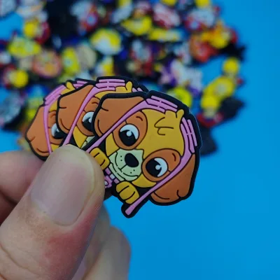 OEM/ODM Manufacturer Factory Cute 3D Transparent PVC Shoes Charm Set Decorations Company Logo Label Designer Gifts