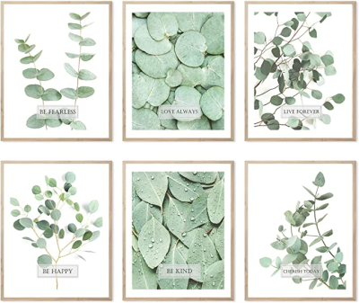 Wall Art Paintings Wall Decor Sage Green Leaf Wall Art Pictures Motivational Posters Room Decor