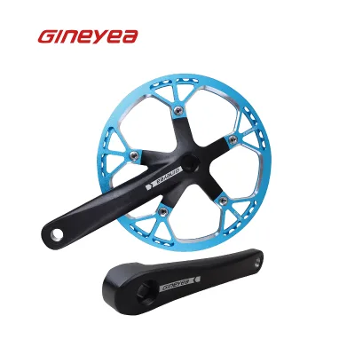 170mm Aluminum Folding Bike Crankset 130 BCD 48T 50T 52T 53T Square Taper Chainwheel for BMX Road Bicycles Cruisers TC8070