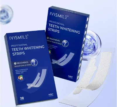 28pcs/14pairs Fashion Design Oral Fresh Clean White Gel Dental Bleaching Tools Effective Teeth Whitening Strips