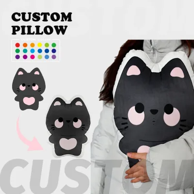 Custom Unique Design Pillow Home Decor Custom Cartoon Baby Body Plush Pillow Plushies with Weighted Beads Inside As Gift