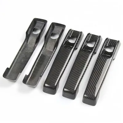 Dry Carbon Fiber Door Handle for 18-23 Benz G Class G Wagon W463A W464 Upgrade to Carbon Fiber Door Handle Trim