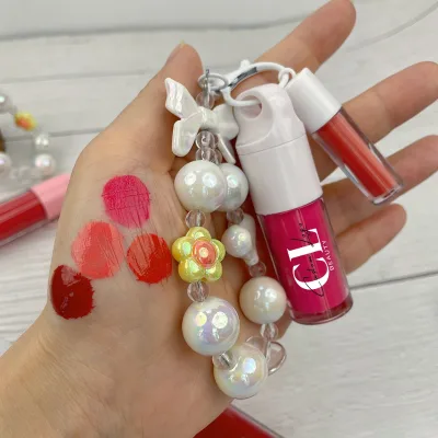 Makeup Natural Smooth Cheek Tint Blusher No Harsh Chemicals Liquid Blush with Keychain 2 in Face Liquid  Blusher