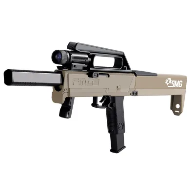 FMG9 Outdoor Play Transform Folding FMG9 Soft Bullet Submachine Gun Toy for Kid Auto Gel Blaster Gun