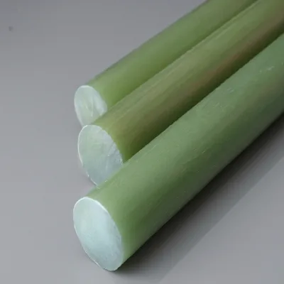 FR4 Epoxy Fiberglass Laminated Rod, Low Water Absorption Bar for Precision CNC Machined Insulators