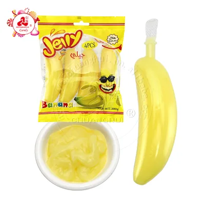 75g Banana Pudding Big Banana Shaped Sucking Jelly Pudding