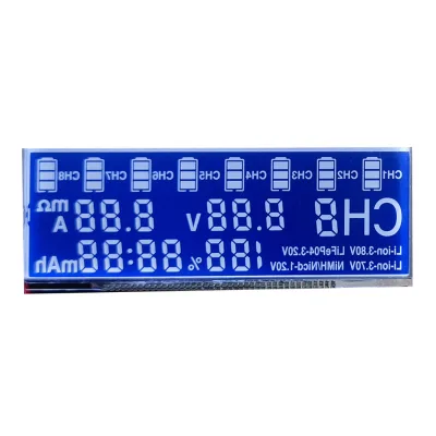 Factory Supply STN Fully Transmissive LCD Module for Energy Storage System Display, Low Power & High Visibility