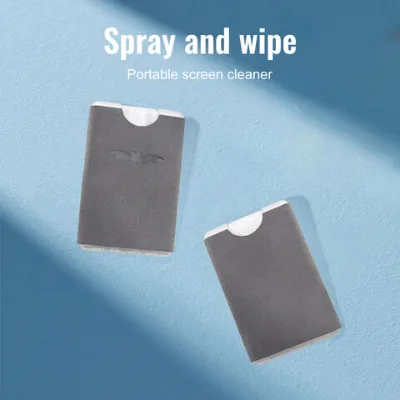 Customized 2 in1 Portable Detachable Bat Screen Cleaner Spray for Laptop Monitor Car Screen cleaner Phone cleaner laptop cleaning