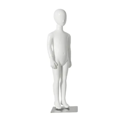 Lifelike Posing Abstract Child Size Stand Boy Mannequin