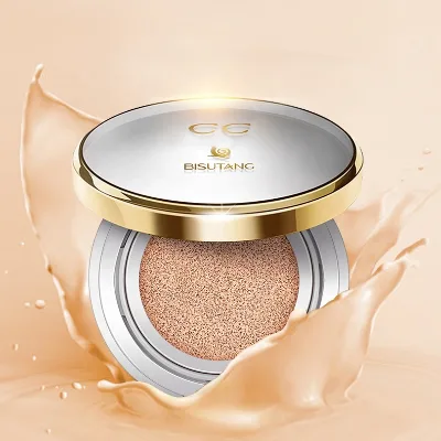Snail Air Cushion CC Cream Long Wear Waterproof Oil-Control Moisturizing Refreshing Pore Blurring Brightening Natural Dark Daily