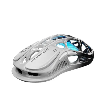 GravaStar Mercury M1 Pro Magnesium Alloy Tri-Mode Wireless Gaming Mouse PAW3395 4KHz 26K DPI Ambidextrous 200Hr GLOWSYNC RGB