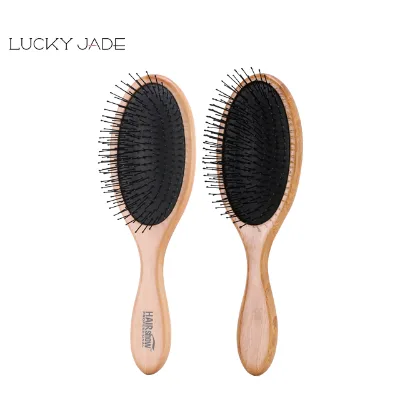High Quality Professional Natural Color Professional Round Wooden for Hair Brush