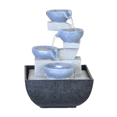 Hot Selling Handmade Resin Outdoor Mini Fountains Resin Waterfalls Fountain