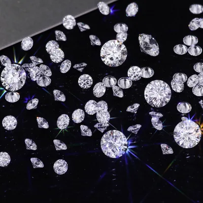 Cultivation Stone Foot Anti-HPHT Synthetic Lab-grown D Color Princess Cut Bare 08-19mm Small for Certified Forever Star