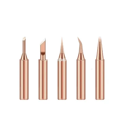 Pure Red Copper soldering iron tip electric protection non-magnetic copper constant temperature soldering iron head