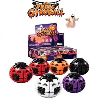 Hot Sale Halloween Toy Rotating Decompression Ball Stress Relief Fingertip Spinner Toy Sensory Fidget Toy for Kids and Adults