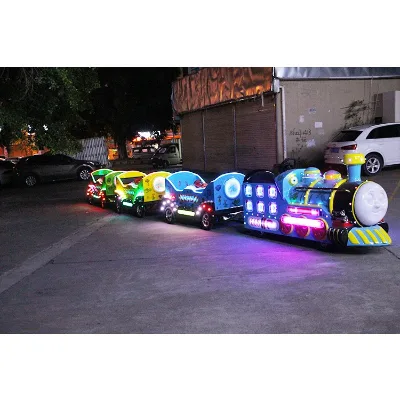 Professional Amusement Park Equipment Trackless Electric Trains Carnival Tourist Trains for Sale