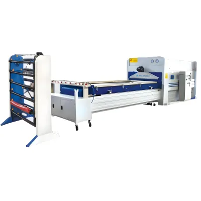 JX Auto Cut Pvc Auto Lock Table Vacuum Laminating Machine