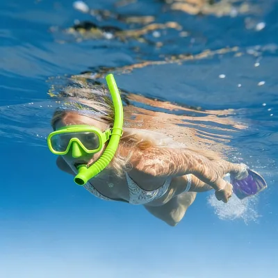 Professional Custom Design Low Volume Silicone Freediving Breathing Tube | Dive Gear for Spearfishing & Training