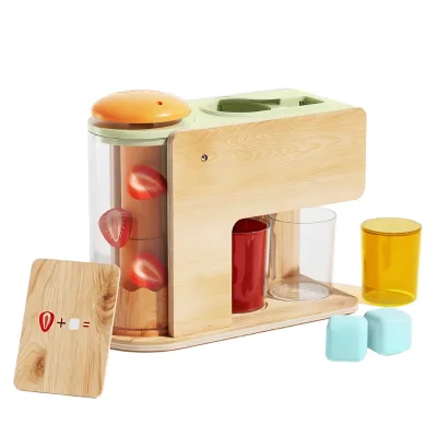 Topbright JUICE Boutique Role-Play Kitchen Toys Set Juice Machine Promotes Fine Motor Skills Logical Thinking 2-4 Years Toy