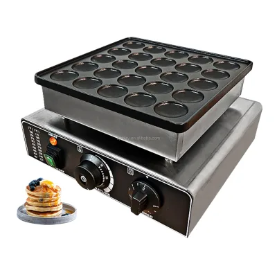 CPVKRY Industrial 25pcs Table Top 850W Electric Non-Stick Muffin Maker for Home Snack Pancake Maker Machine
