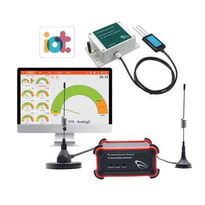 Wireless Sensor System IoT Monitoring Kit Digital Display Industrial Process Control Extender