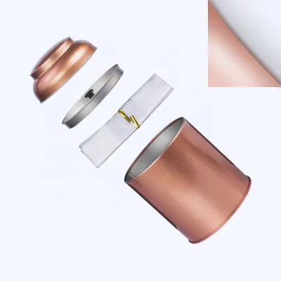 Cardboard Tin Tube Packaging for Leaf Canister Wholw Sale Tea Tin Container Aluminium Light air Tight Tea Tins & Tea