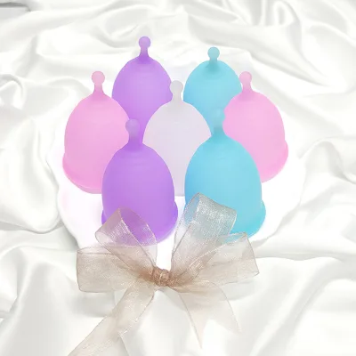 Private Label Reusable Period Cup - Wear for 12 Hours Reusable Menstrual Cup, Feminine Hygiene Menstrual Cup