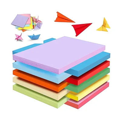 High Qual A4 80g Cardboard Children's Handmade Color Paper Cardboard Printing Printed Coloured Paper Sheet Cardboard