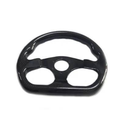 Premium Woven Carbon Fiber Steering Wheel,  Reinforced Heavy-Duty Carbon Steering Wheel for Universal Vehicle Modification