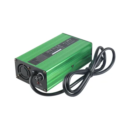 DL240 50.4V 4A Charger 12S Li-ion Battery Charger for E-Bike Battery High Power Auto-Stop Smart Charger Wheelchair Scooter