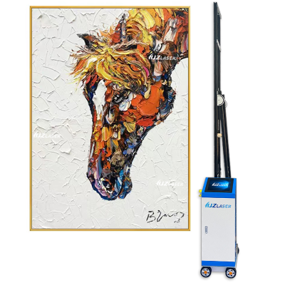 HJZ Automatic Wall Inkjet Printer Wall Painting Robot Printer with 3D Effect Printing