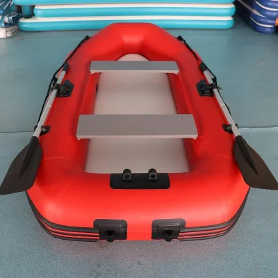 Factory Wholesale Custom Service Quality Inflatable Small Fishing Boat with air Mat Floor