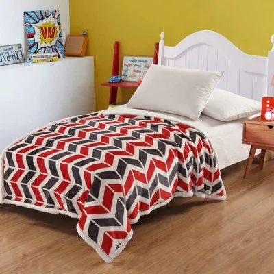 FY Modern Style 100% Polyester Blanket Winter Use Anime Print Pattern Custom Size Bed