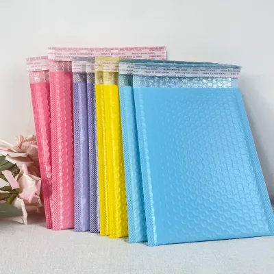 Custom Co Extruded Film & Metallized Foil Bubble Mailer Waterproof Shock Proof Padded Envelope Custom Logo Size