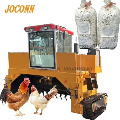 Commercial Livestock Manure Turning Making Machine Agricultural Waste Mixing Machine Oil-contaminated Soil Composter