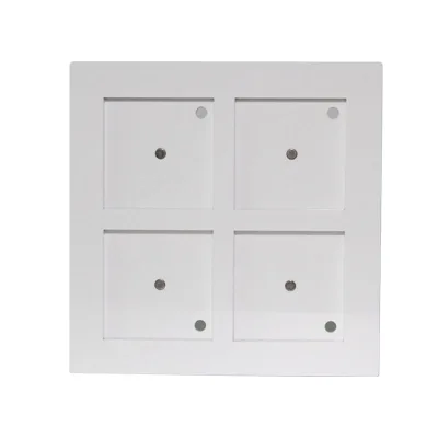 Factory Supplier OEM 4 Cells Acrylic Magnetic Photo Frame for Refrigerator Picture Frames