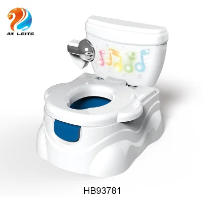 Plastic Mini Portable Toilet Trainer with Cute Pattern for Baby Toilet Seat Ladder and Toilet Training