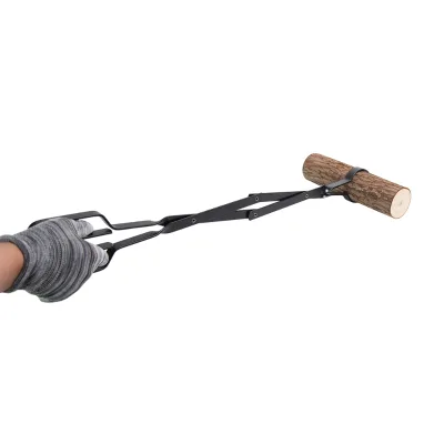 Hot Design Indoor or Outdoor Fireplace Tools Fire Pit Log Grabber Tongs Best Manufacturer in China