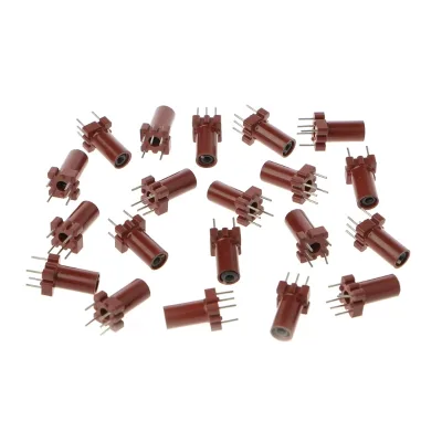 Adjustable Inductor Shell Skeleton Empty Ferrite Core Coaxial Connector 25-100MHZ