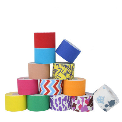 Free Sample Elastic and Waterproof Kinesiology Tape 10cm Muscle Therapy Tape