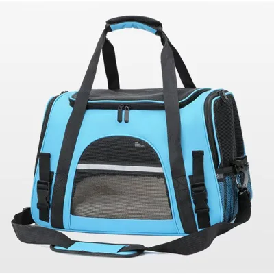 Professional Designer Luxury Breathable Portable Foldable Travel Pet Car Carrier Bag Out-Going Dog Cat Backpack