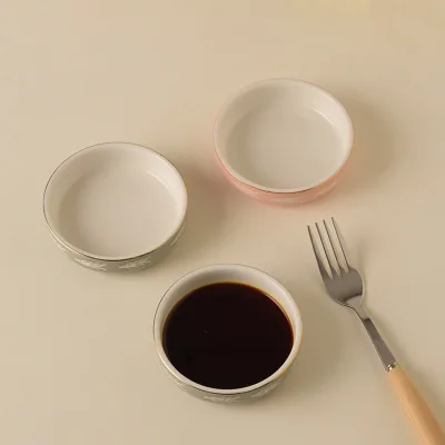 Japanese Sauce Dish Soup Dish Soy Ceramic Sauce Dish With Logo