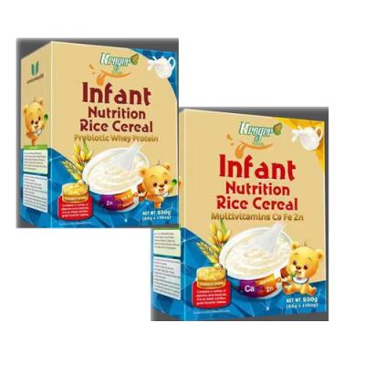 High Quality Infant Nutrition Rice Cereal Breakfast Cereals in Box Bag for Children Health Baby's Food 25g Wholesale