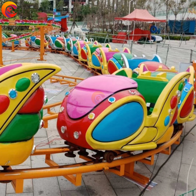 One-stop Service Amusement Ride Kids Electric Mini Bus Track Trains Rides Kiddie Train Space Shuttle
