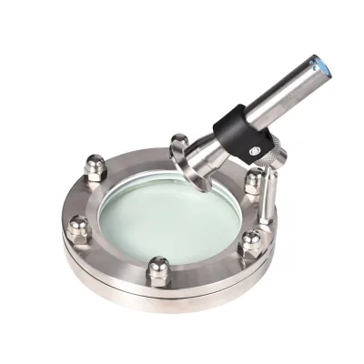 Stainless Steel Flange Sight Glass Sanitary Flange Sight Glass Led Light