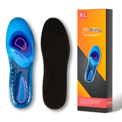 Factory New Magnetic Therapy Foot Massage Shoes Orthotic Gel Liquid Insoles